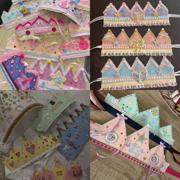 [BUNJANG] Custom Birthday Crown - Pinterest Inspired / 핀터레스트 st 생일왕관