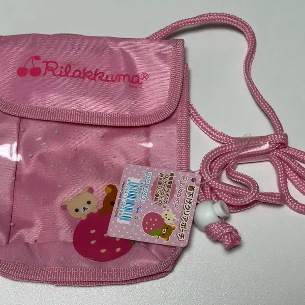 [BUNJANG] Rilakkuma 2008 Pouch Bag with Strap / 리락쿠마 파우치 가방