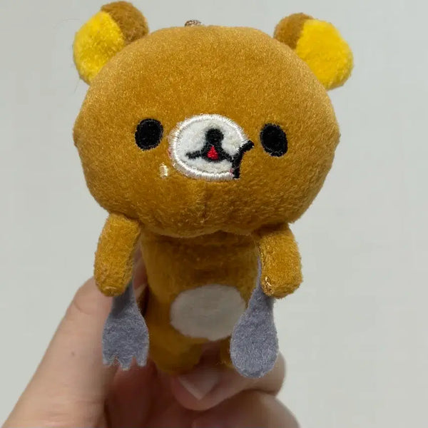 [BUNJANG] Classic Rilakkuma Spoon Fork Doll Keychain / 고전 리락쿠마 수저 포크 인형 키링