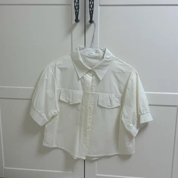 [BUNJANG] Ivory Short Sleeve Shirt / 반팔셔츠