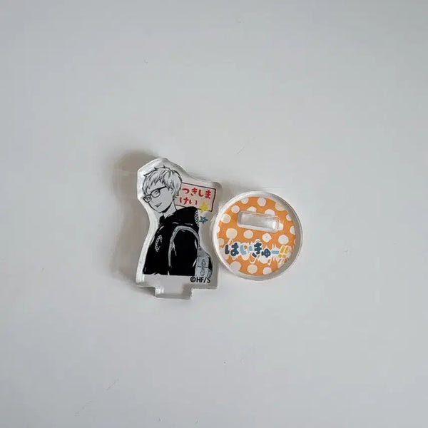 [BUNJANG] Haikyu!! Tsukishima Chibi Acrylic Stand / 하이큐!! 츠크시마 치비아크릴 판매