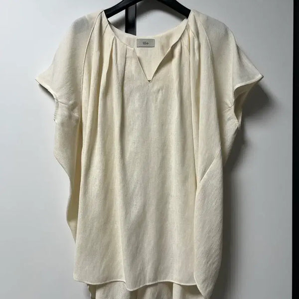 [BUNJANG] Premium High-Quality Blouse (Ivory, Free Size) / 소재 좋은 고급 블라우스