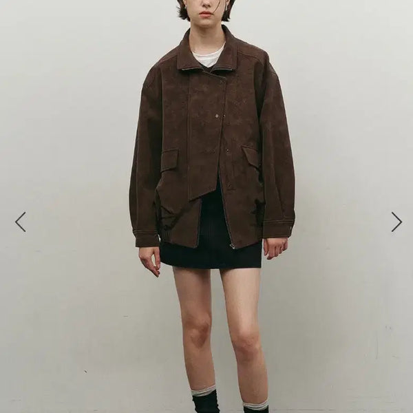 [BUNJANG] Makeit-toast Suede Jacket Brown / 루에브르 맛 스웨이드 자켓 , 점퍼 _ 메이크어토스트 _ 브라운