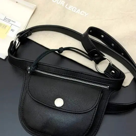 [BUNJANG] Our Legacy Leather Belt Black Size 90 / 아워레가시 벨트 90