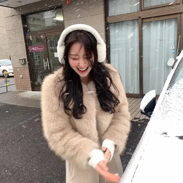 [BUNJANG] LePlain Muse Fur Jacket / 르플레인 뮤즈 퍼 자켓