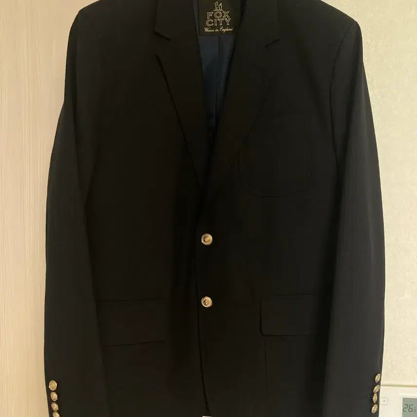 [BUNJANG] Beanpole 2-Button Gold Emblem Blazer Navy / [L] 빈폴 2B 금장 블레이저 네이비