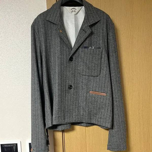 [BUNJANG] Sunsea Stripe Jacket / Sunsea 펜슬 스트라이프 자켓 선시 썬씨