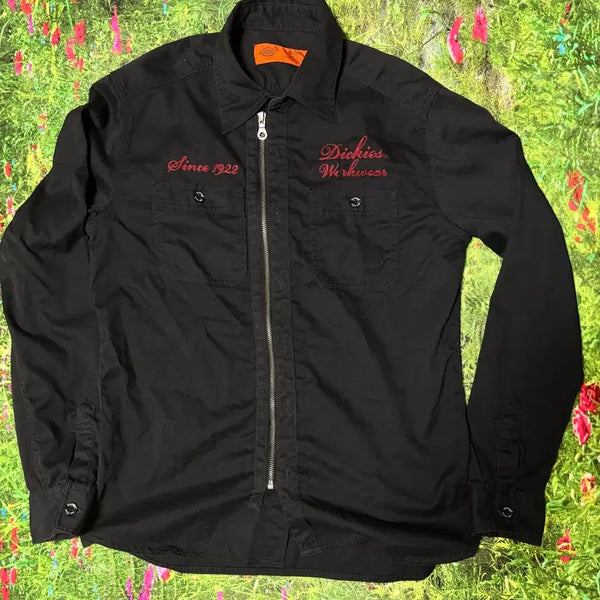[BUNJANG] Dickies Black Zipper Shirt / 디키즈 지퍼셔츠