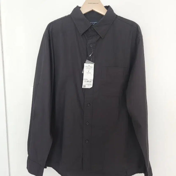 [BUNJANG] BACK NUMBER Black Shirt L Size / (새제품) BACK NUMBER 블랙 셔츠 L 택있음