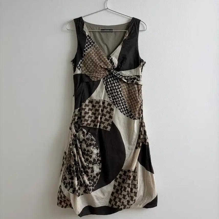 [BUNJANG] Max Mara Patterned Sleeveless Dress / 막스마라 패턴 민소매 원피스