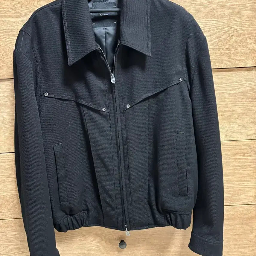 [BUNJANG] Ilcorsso Divided Blouson Black / 일꼬르소 디바이디드 블루종 블랙