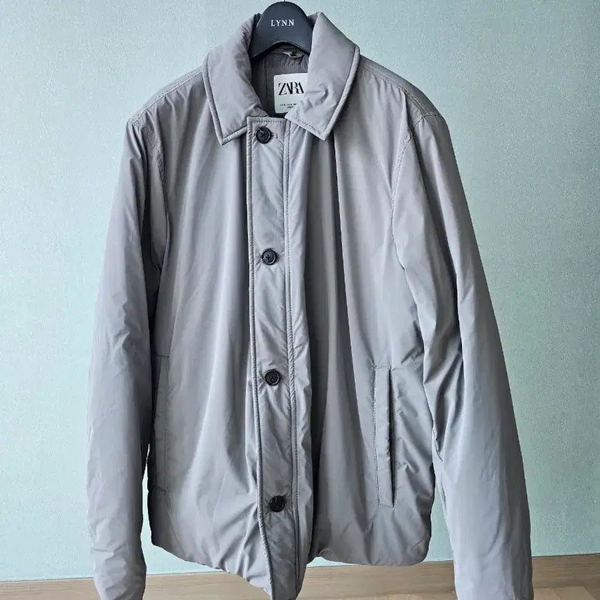[BUNJANG] Zara Lightweight Padded Jacket Gray / M) zara 자라 두꺼운 자켓 경량패딩자켓 그레이