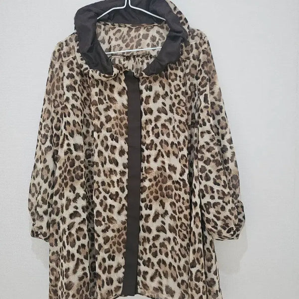 [BUNJANG] Leopard Print Blouse / 호피블라우스