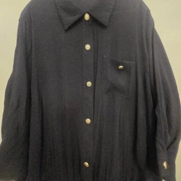 [BUNJANG] Navy Shirt Blouse - Comfortable & Stylish / 빅사이즈 단정하고 고급스러운 셔츠블라우스 88