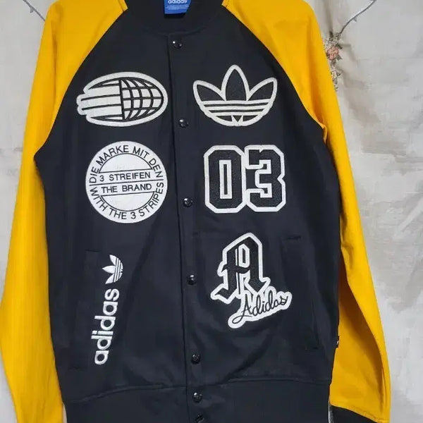 [BUNJANG] Adidas Stadium Jacket Yellow Black / 아디다스 스타디움 자켓 옐로우 블랙