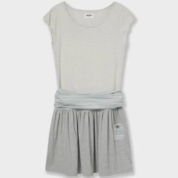 [BUNJANG] AEAE Layered Top Dress - Grey / AEAE 레이어드 탑 드레스 그레이