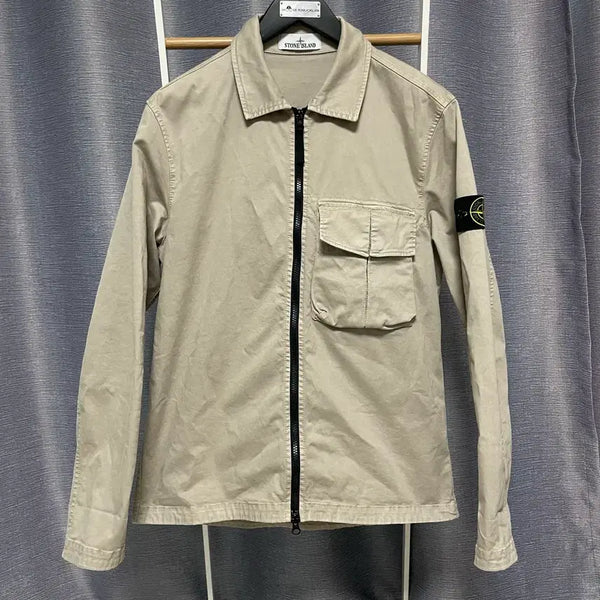 [BUNJANG] Stone Island Overshirt M Size / [ M / 새상품급 ] 스톤아일랜드 오버셔츠 백화점판