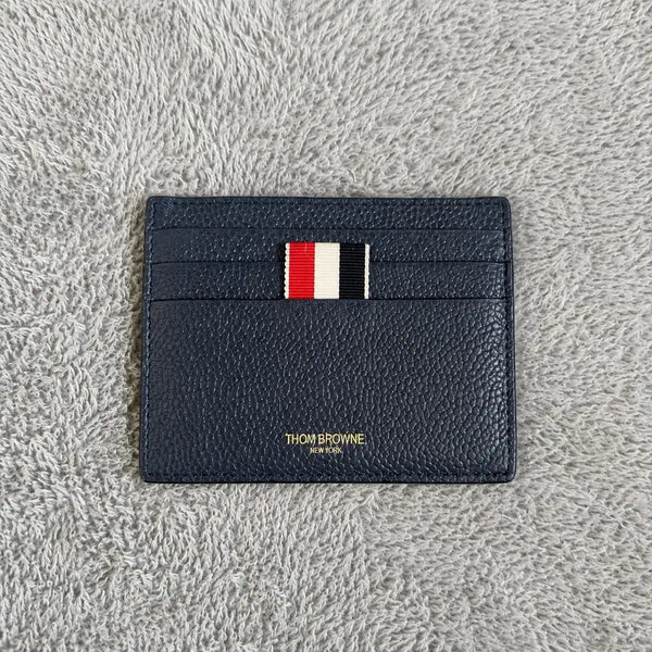 [BUNJANG] Thom Browne Pebble Calfskin Card Wallet / 톰브라운 페블 카프스킨 사선