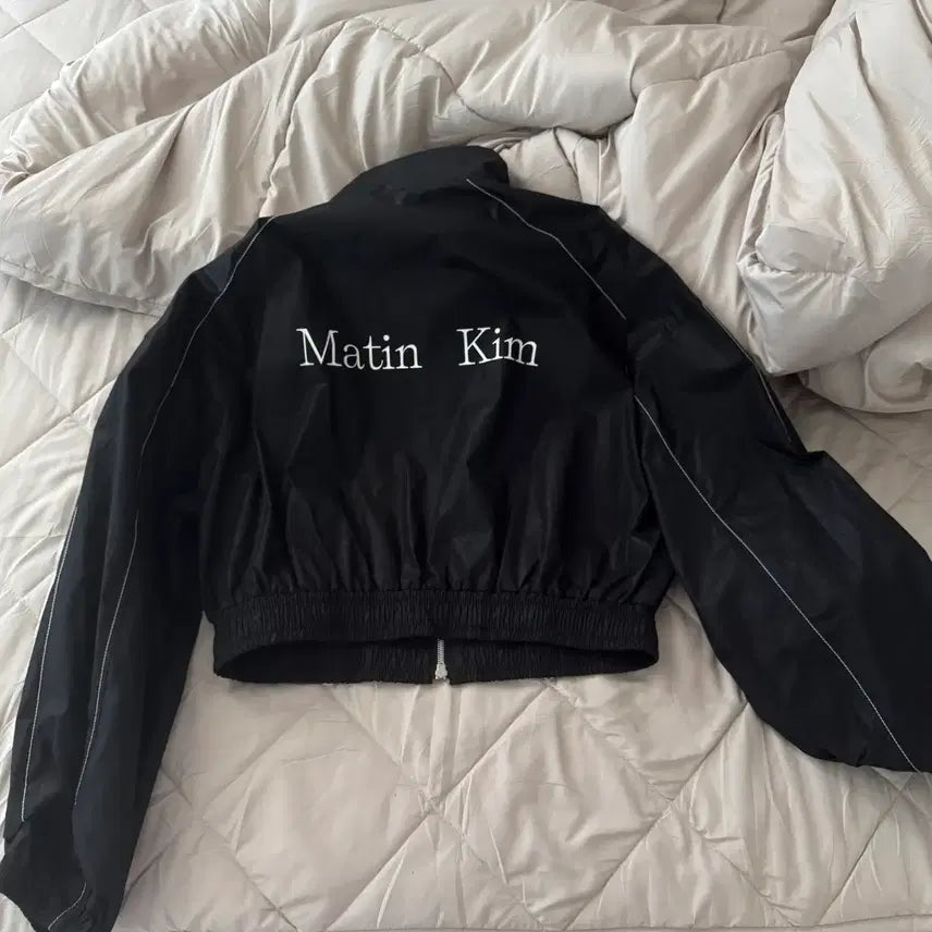[BUNJANG] Matinkim Blue Jong Blouson Jacket Black / [S사이즈] 마뗑킴 블루종 바람막이 블랙 조이 블루종 자켓 1회착용 점퍼