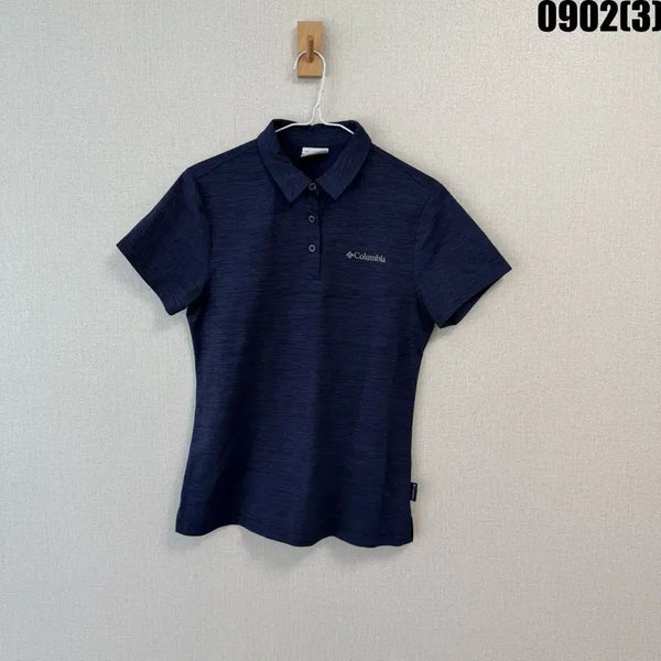 [BUNJANG] Columbia Short Sleeve Polo Shirt Navy M / 컬럼비아 반팔 카라티 네이비 M