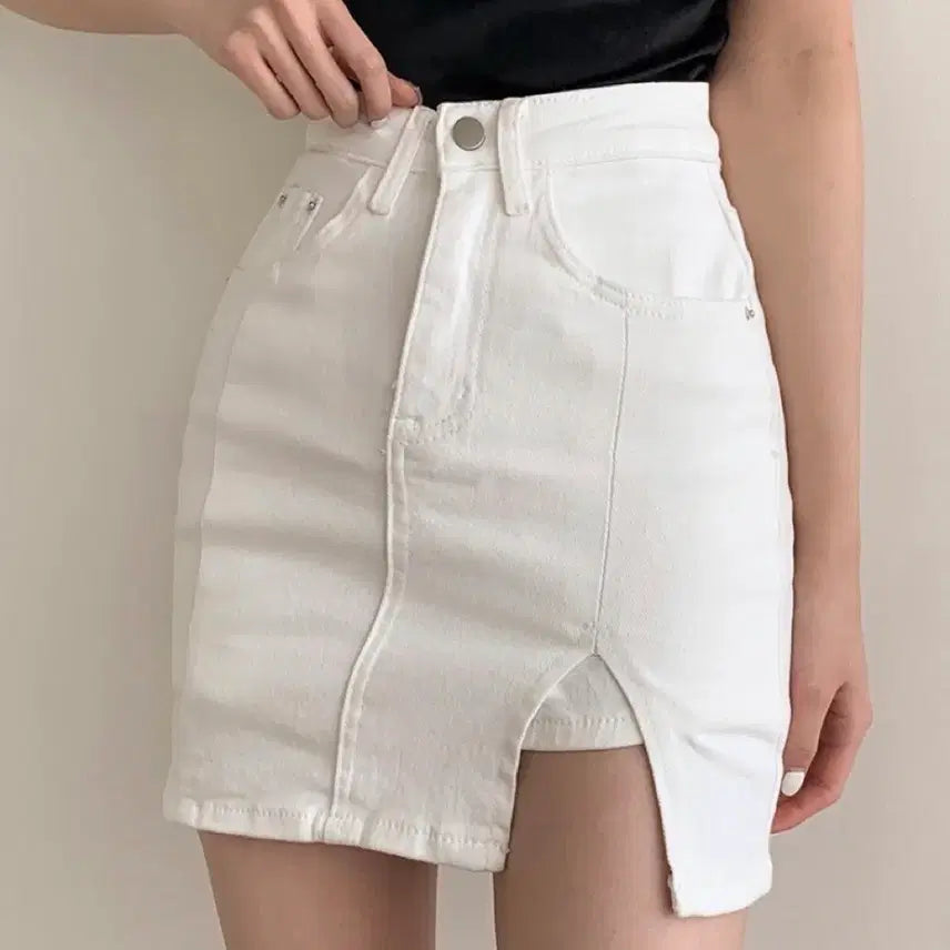 [BUNJANG] Denim Mini Skirt Set (2 Colors) / 반택포)) 데님 스커트 2종 세트 일괄판매