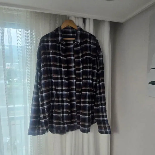 [BUNJANG] Juun.J Check Shirt / 준지체크 남방