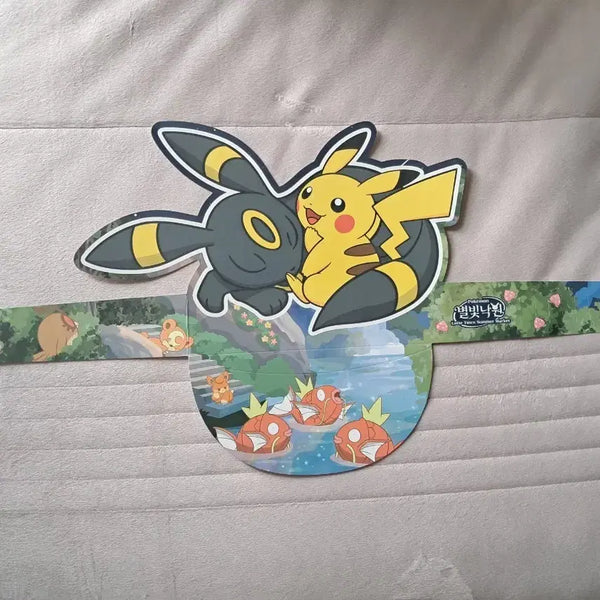 [BUNJANG] Pokemon Starlight Paradise Pikachu Sun Cap / 포켓몬 별빛낙원 피카츄 썬캡