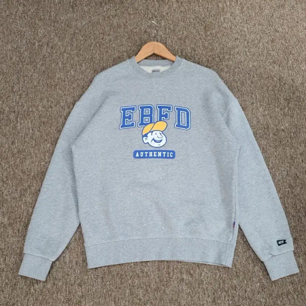 [BUNJANG] EBFD Sweatshirt Grey M / 이벳필드 EBFD 맨투맨 그레이 M