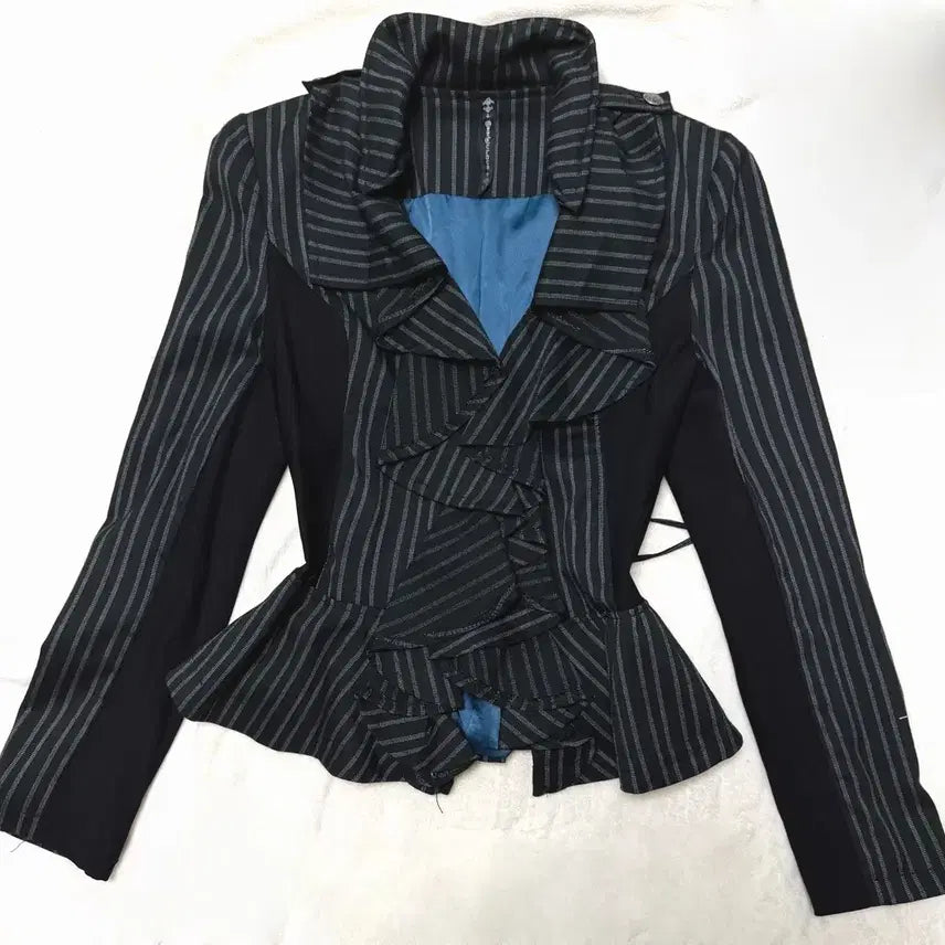 [BUNJANG] Ozzon Vintage Goth Goth Peplum Jacket / Ozzon 오즈온 빈티지 고스로리 펑크 고딕 페플럼 자켓