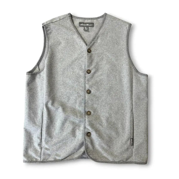 [BUNJANG] Eddie Bauer Japanese Blend Vest / 에디바우어 일본제 그레이 스웻 면폴리혼방 베스트 M