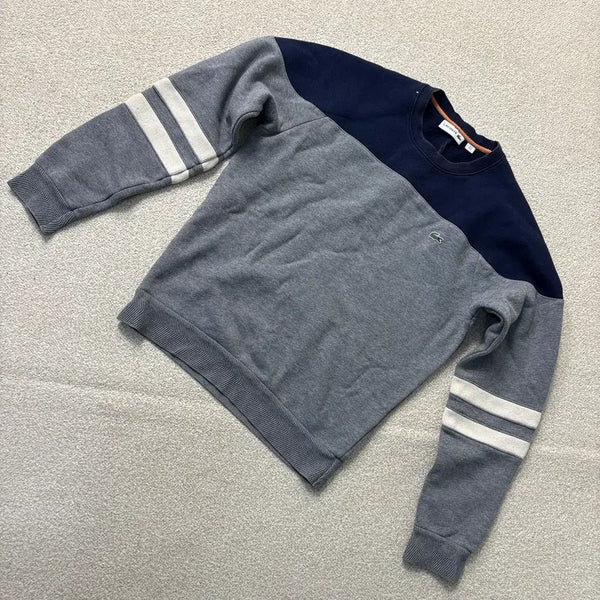 [BUNJANG] Lacoste Color Block Sweatshirt / S 라코스테 컬러 블록 스웨셔츠 맨투맨 0902K1