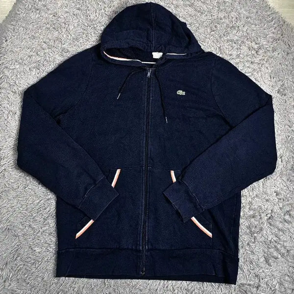 [BUNJANG] Lacoste Navy Hooded Zip-Up Jacket / (Z)라코스테 후드 집업 네이비 6