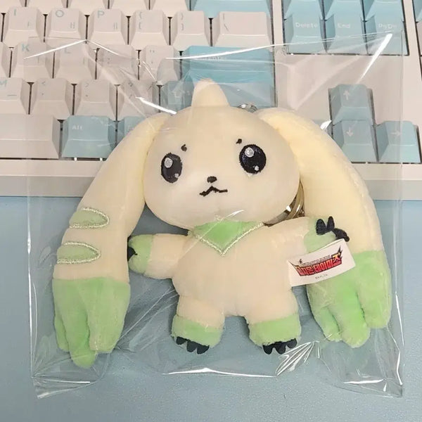 [BUNJANG] Digimon Tamers Terriermon 8cm Authentic Keychain Plush / 디지몬 테이머즈 테리어몬 8cm 정품 키링 인형