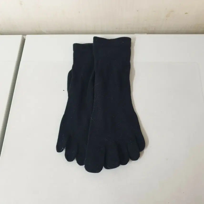 [BUNJANG] Black Five-Toe Socks / 새것 블랙 발가락양말