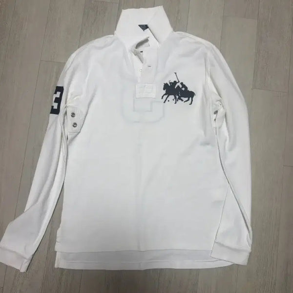 [BUNJANG] Polo Ralph Lauren Long Sleeve Polo Shirt White L / 폴로 랄프로렌 긴팔 카라티 화이트