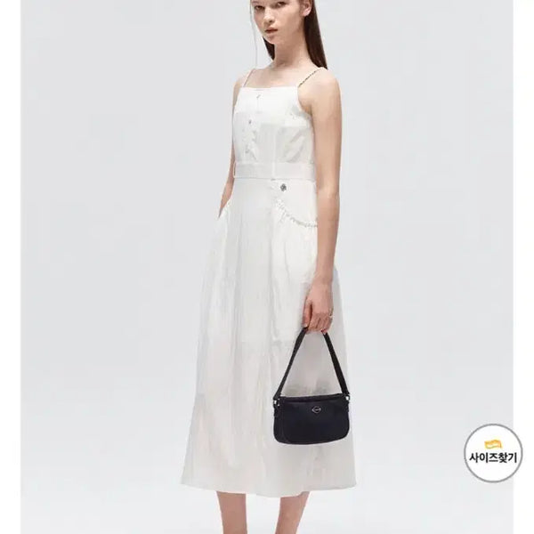 [BUNJANG] Citybreeze Pocket Shirring Sleeveless Long Dress S / 시티브리즈 포켓 셔링 슬리브리스 롱원피스 s