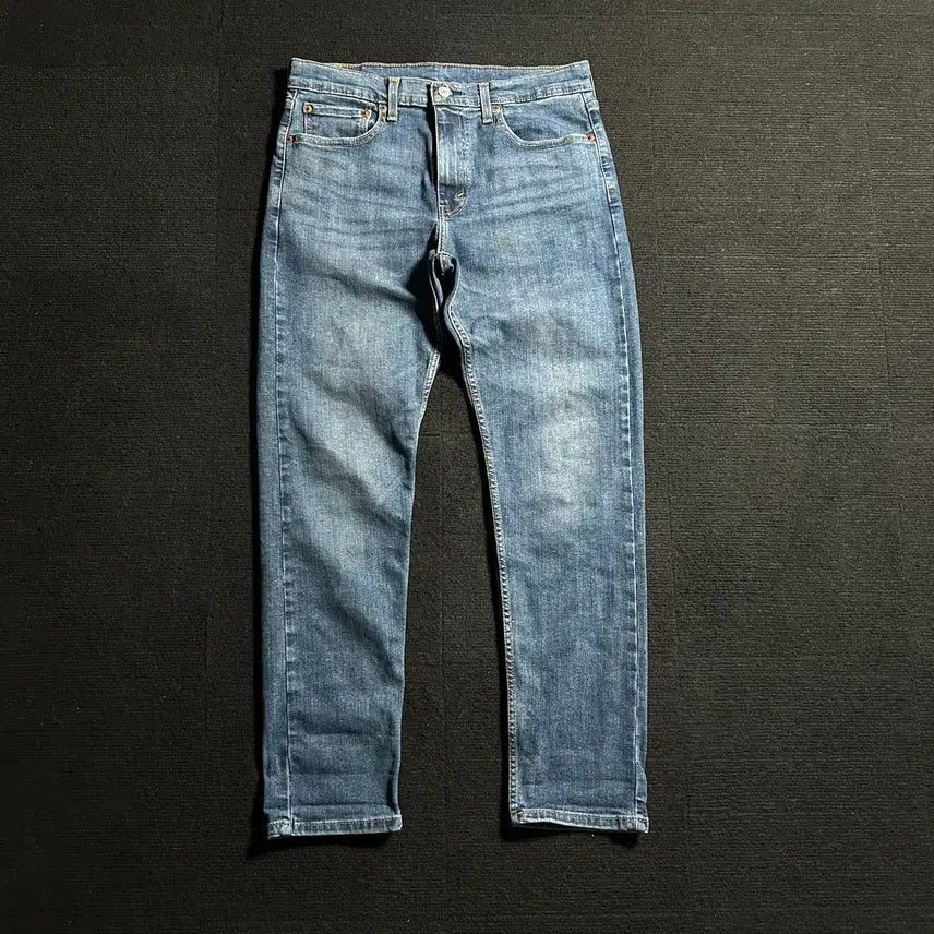 [BUNJANG] Levi's 502 Regular Dark Wash Denim Pants / 리바이스 502 레귤러 진청 데님 팬츠