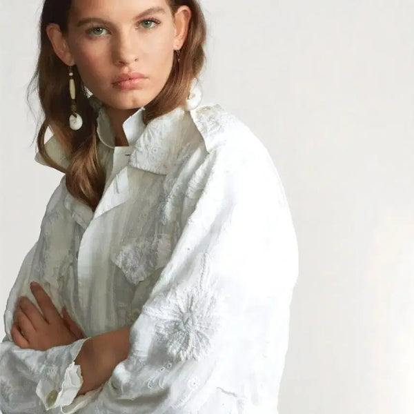 [BUNJANG] Polo Ralph Lauren Women Embroidered Combat Jacket XS / 폴로 랄프로렌 임브로이더 컴뱃 자켓