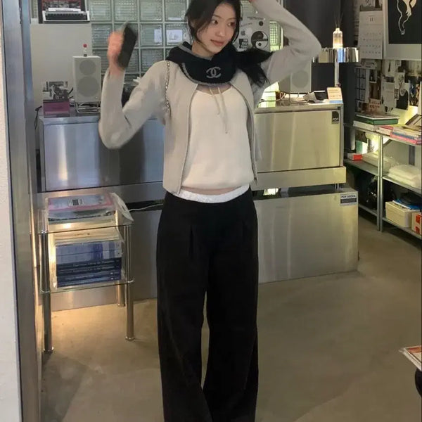 [BUNJANG] LePlain Lace Premium Cotton Pants (Long, M) - Sealed / 미개봉) 르플레인 레이스 프리미엄 코튼 팬츠 (롱, M)
