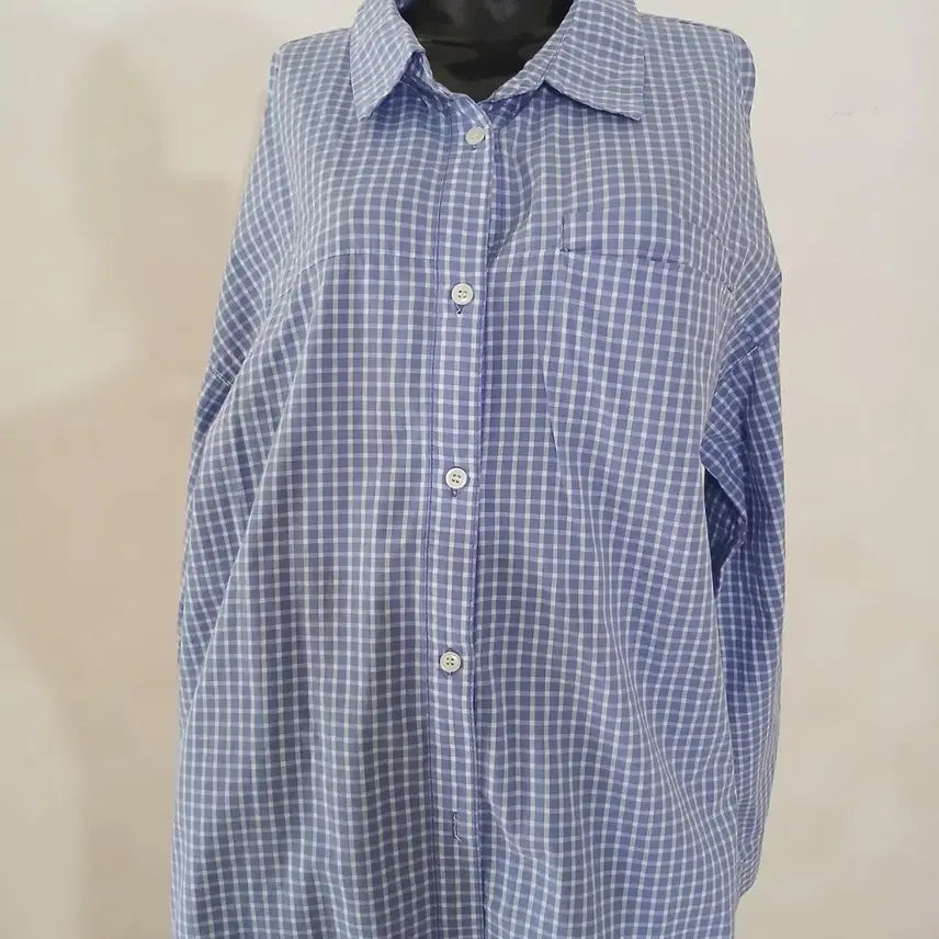 [BUNJANG] Second Floor Back Lettering Oversized Shirt / 세컨플로어 백레터링 오버핏 셔츠 Free