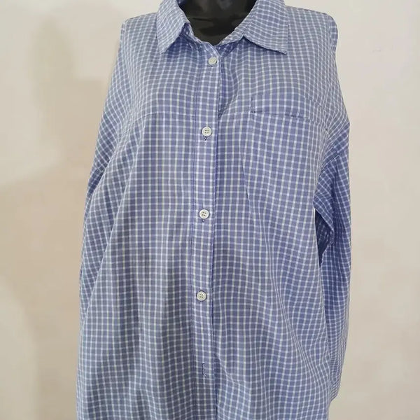 [BUNJANG] Second Floor Back Lettering Oversized Shirt / 세컨플로어 백레터링 오버핏 셔츠 Free