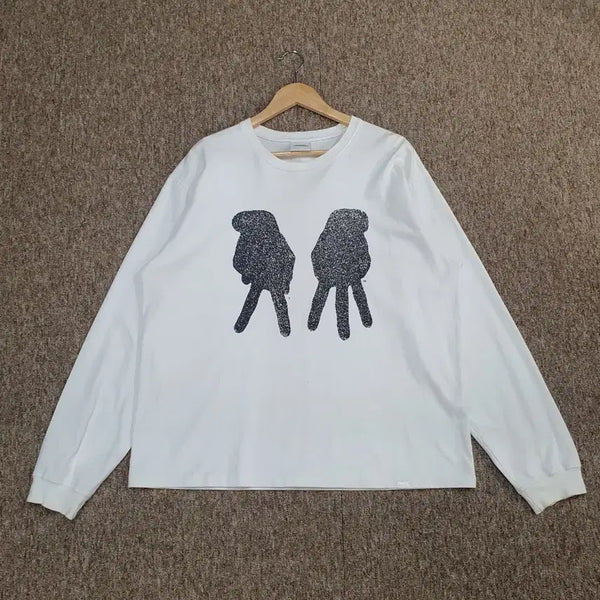 [BUNJANG] NOMANUAL Graphic Long Sleeve L / 노매뉴얼 그래픽 롱슬리브 L