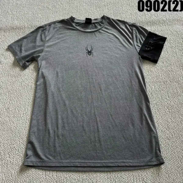 [BUNJANG] Spider Short Sleeve T-Shirt Gray M / 스파이더 반팔 티셔츠 그레이m