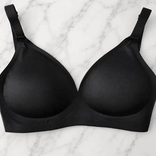 [BUNJANG] Bongbra Market 6cm Signature No-Wire Bra 75AB Black / 뽕브라마켓 6cm 시그니처 노와이어 75AB 블랙 운포 1.5