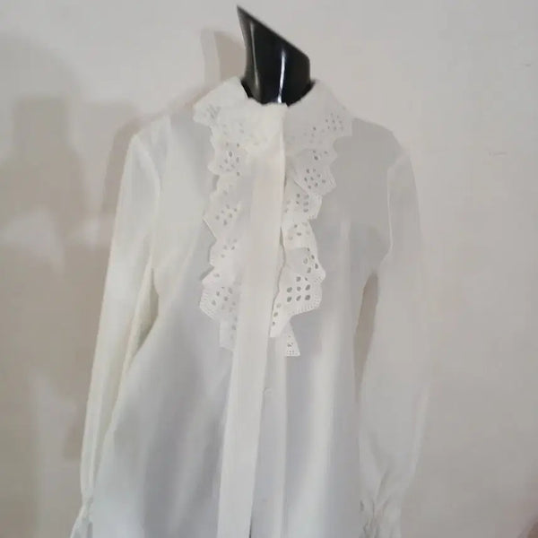 [BUNJANG] AND YOU Loose Blouse White / 앤유 루즈 블라우스