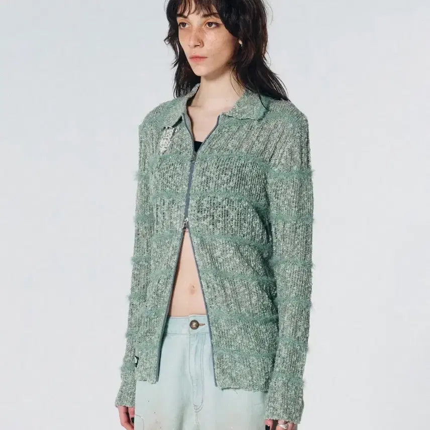 [BUNJANG] Sculptor Stripe Cardigan / 스컬프터 스트라이프 가디건 정가 126,000