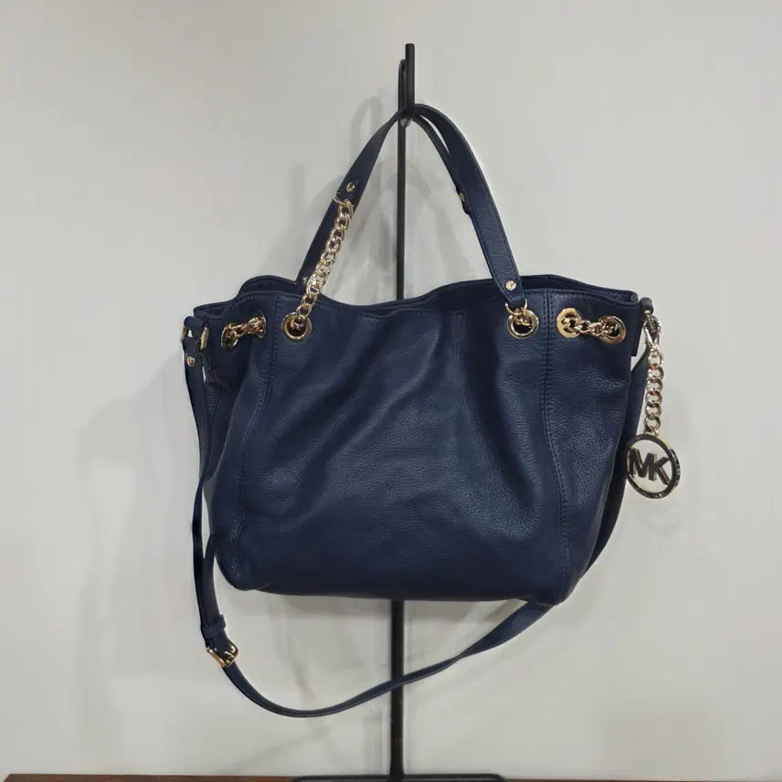 [BUNJANG] Michael Kors Leather Shopper Shoulder Bag / 마이클코어스 가죽 쇼퍼겸 숄더백