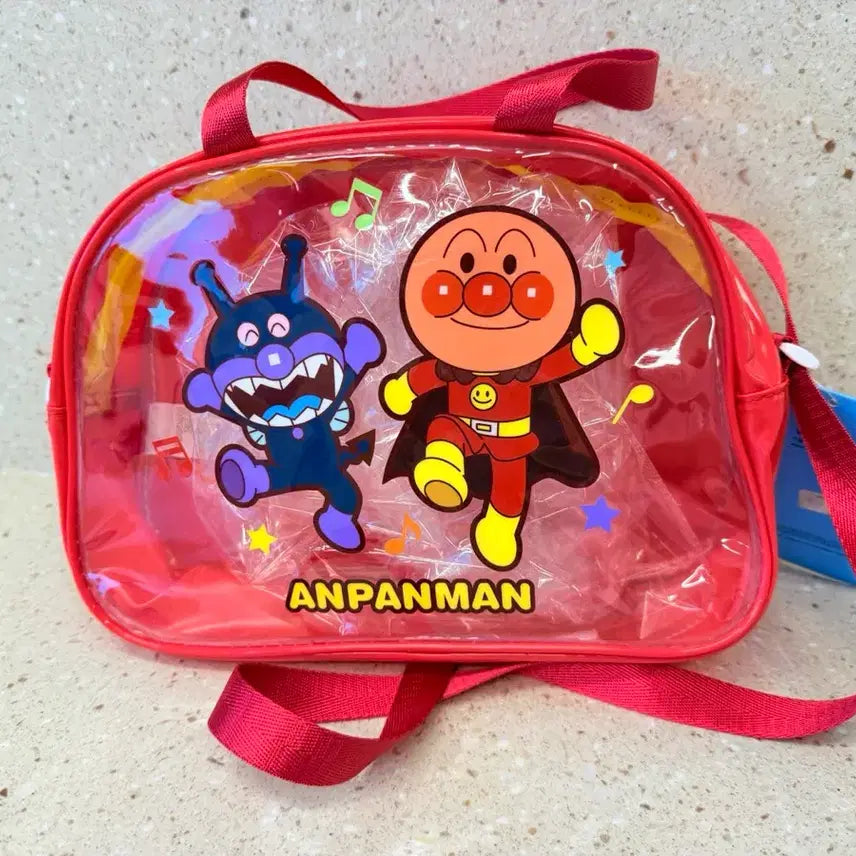 [BUNJANG] Anpanman Transparent Swim Bag / 호빵맨 수영가방
