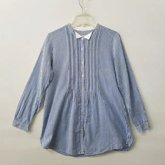 [BUNJANG] PAR ICI Linen Stripe Shirt / PAR ICI 린넨 스트라이프 셔츠