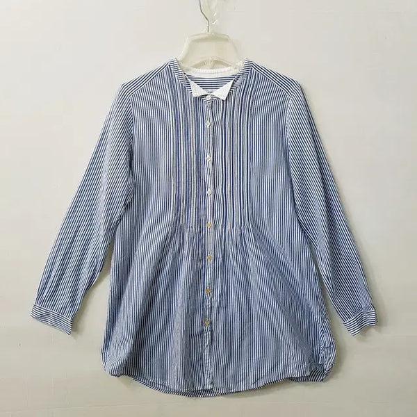 [BUNJANG] PAR ICI Linen Stripe Shirt / PAR ICI 린넨 스트라이프 셔츠
